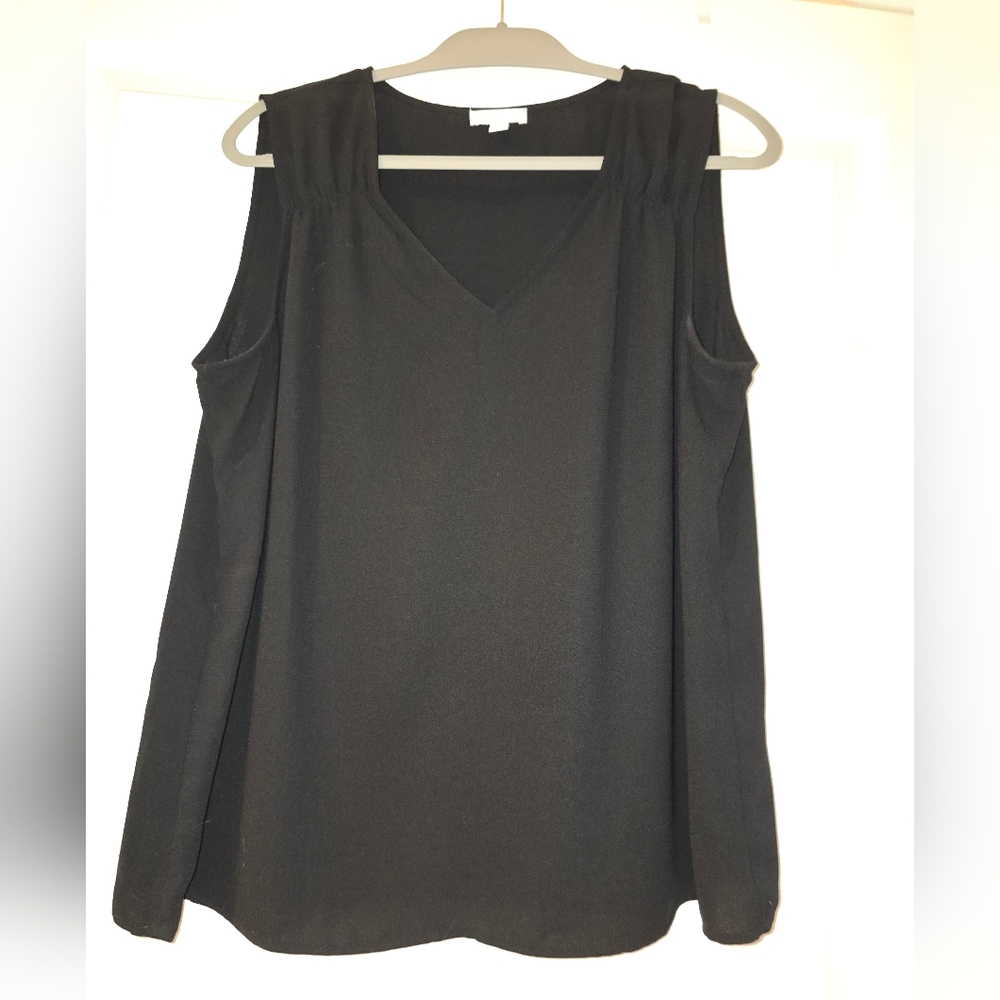 14th & Union Black Fitted Long Sleeve Bodysuit